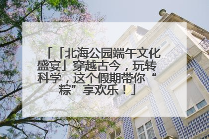「北海公园端午文化盛宴」穿越古今，玩转科学，这个假期带你“粽”享欢乐！