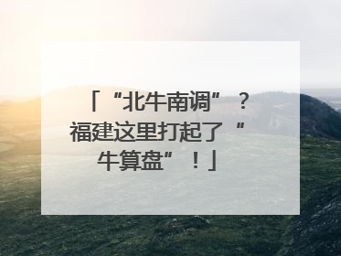 “北牛南调”？福建这里打起了“牛算盘”！