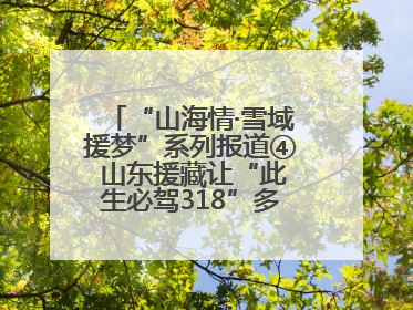 “山海情·雪域援梦”系列报道④ 山东援藏让“此生必驾318”多了N个理由