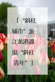 “斜杠城市”浙江龙港遇见“斜杠青年”