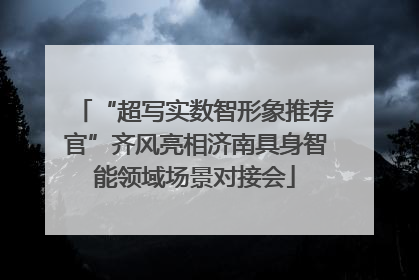 “超写实数智形象推荐官”齐风亮相济南具身智能领域场景对接会