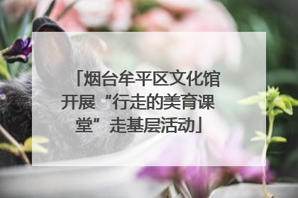 烟台牟平区文化馆开展“行走的美育课堂”走基层活动