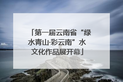 第一届云南省“绿水青山·彩云南”水文化作品展开幕