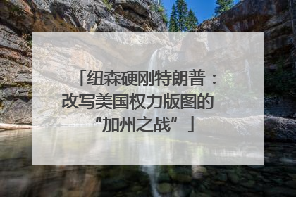 纽森硬刚特朗普：改写美国权力版图的 “加州之战”