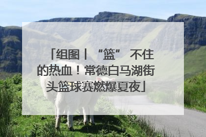 组图丨“篮” 不住的热血！常德白马湖街头篮球赛燃爆夏夜