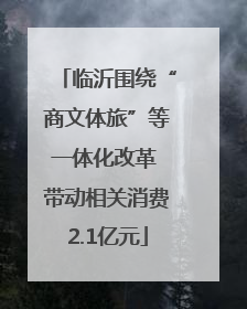 临沂围绕“商文体旅”等一体化改革 带动相关消费2.1亿元