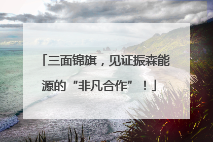 三面锦旗，见证振森能源的“非凡合作”！
