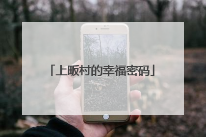 上畈村的幸福密码