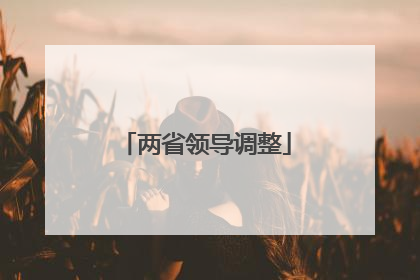 两省领导调整