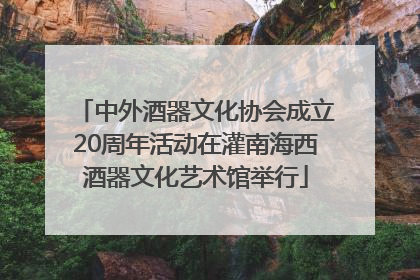 中外酒器文化协会成立20周年活动在灌南海西酒器文化艺术馆举行