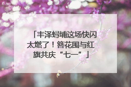 丰泽蟳埔这场快闪太燃了！簪花围与红旗共庆“七一”
