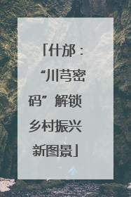 什邡：“川芎密码”解锁乡村振兴新图景