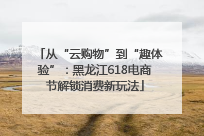 从“云购物”到“趣体验”：黑龙江618电商节解锁消费新玩法