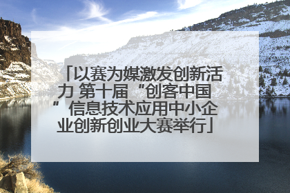 以赛为媒激发创新活力 第十届“创客中国”信息技术应用中小企业创新创业大赛举行