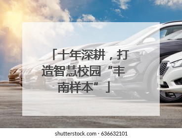 十年深耕，打造智慧校园“丰南样本”