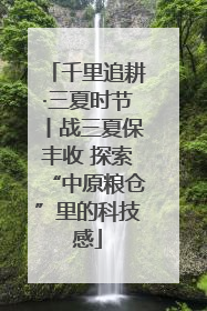 千里追耕·三夏时节丨战三夏保丰收 探索“中原粮仓”里的科技感