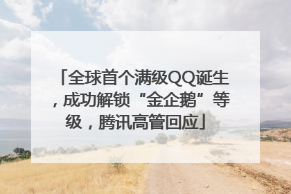 全球首个满级QQ诞生，成功解锁“金企鹅”等级，腾讯高管回应