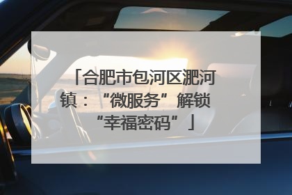 合肥市包河区淝河镇：“微服务”解锁“幸福密码”