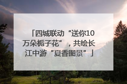 四城联动“送你10万朵栀子花”，共绘长江中游“夏香图景”