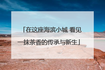 在这座海滨小城 看见一抹茶香的传承与新生