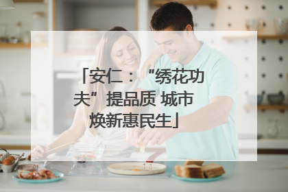 安仁：“绣花功夫”提品质 城市焕新惠民生