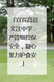 宜宾高县文江中学：严管细控保安全，凝心聚力护食安