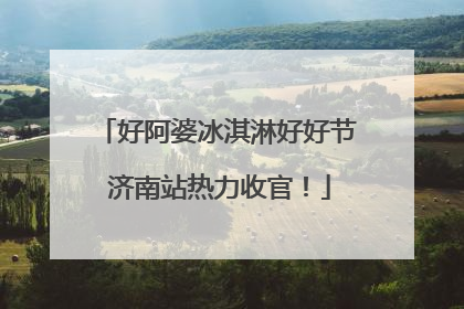 好阿婆冰淇淋好好节 济南站热力收官！
