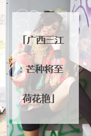 广西三江：芒种将至荷花艳
