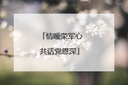 情暖荣军心 共话党恩深