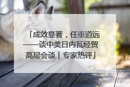 成效显著，任重道远——谈中美日内瓦经贸高层会谈｜专家热评