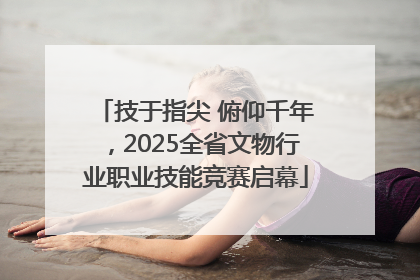 技于指尖 俯仰千年，2025全省文物行业职业技能竞赛启幕
