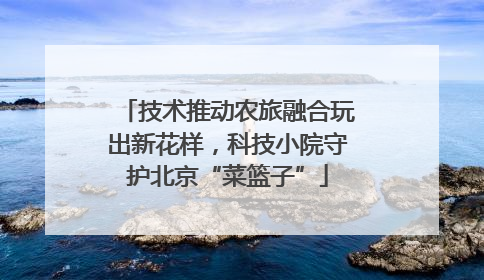 技术推动农旅融合玩出新花样，科技小院守护北京“菜篮子”