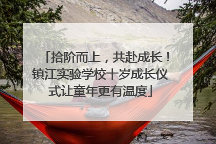 拾阶而上，共赴成长！镇江实验学校十岁成长仪式让童年更有温度