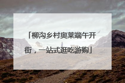 柳沟乡村奥莱端午开街，一站式逛吃游购