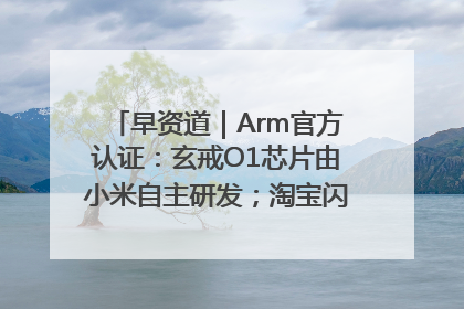 早资道｜Arm官方认证：玄戒O1芯片由小米自主研发；淘宝闪购联合饿了么日订单超4000万