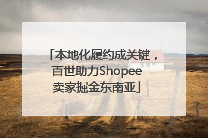本地化履约成关键，百世助力Shopee卖家掘金东南亚