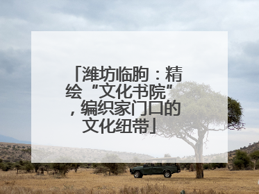 潍坊临朐：精绘“文化书院”，编织家门口的文化纽带