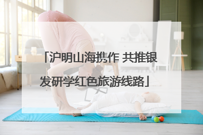 沪明山海携作 共推银发研学红色旅游线路