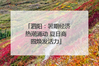 泗阳：暑期经济热潮涌动 夏日商圈焕发活力