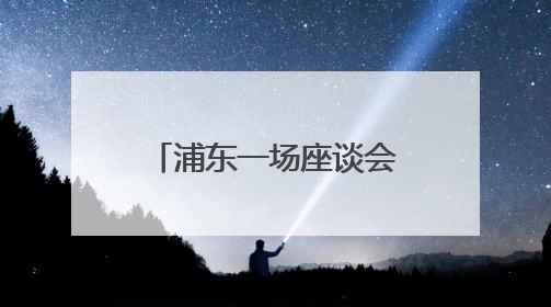 浦东一场座谈会引来众多新加坡企业，新的合作可能也由此开启