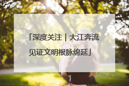深度关注｜大江奔流见证文明根脉绵延