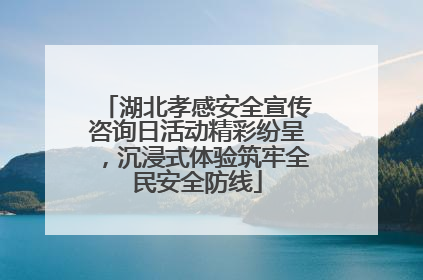 湖北孝感安全宣传咨询日活动精彩纷呈，沉浸式体验筑牢全民安全防线