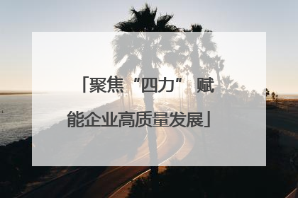 聚焦“四力” 赋能企业高质量发展