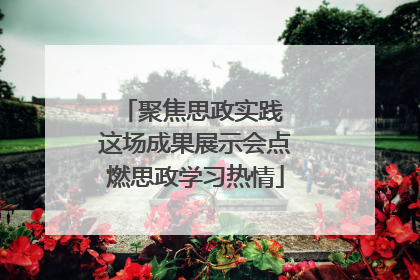 聚焦思政实践 这场成果展示会点燃思政学习热情