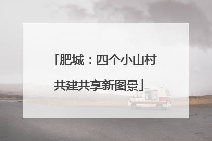 肥城：四个小山村共建共享新图景