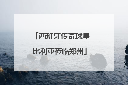 西班牙传奇球星 比利亚莅临郑州