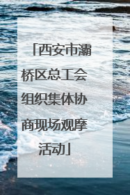 西安市灞桥区总工会组织集体协商现场观摩活动