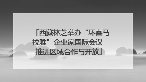 西藏林芝举办“环喜马拉雅”企业家国际会议 推进区域合作与开放