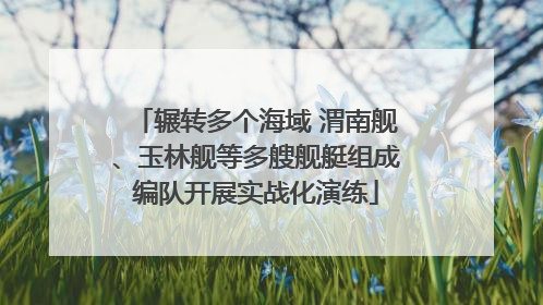 辗转多个海域 渭南舰、玉林舰等多艘舰艇组成编队开展实战化演练