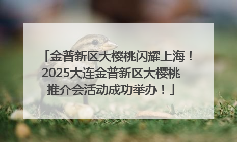 金普新区大樱桃闪耀上海！2025大连金普新区大樱桃推介会活动成功举办！